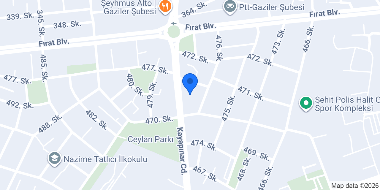 Arctech Mühendislik Mimarlık konumu