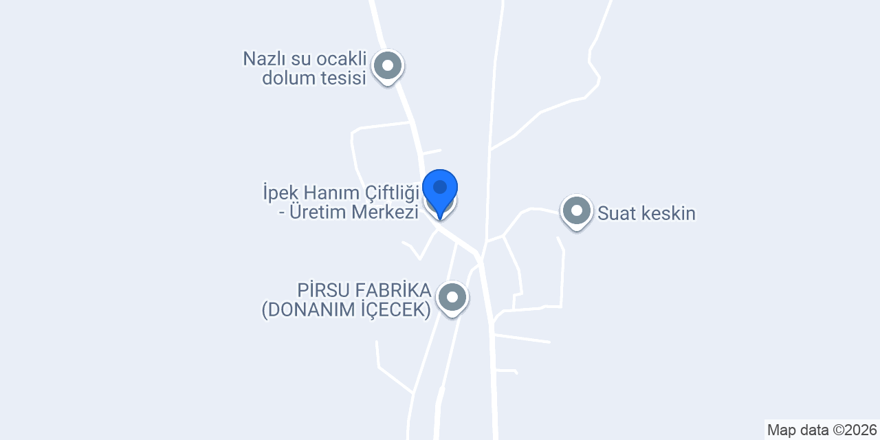 İpek Hanım Çiftliği - Üretim Merkezi konumu