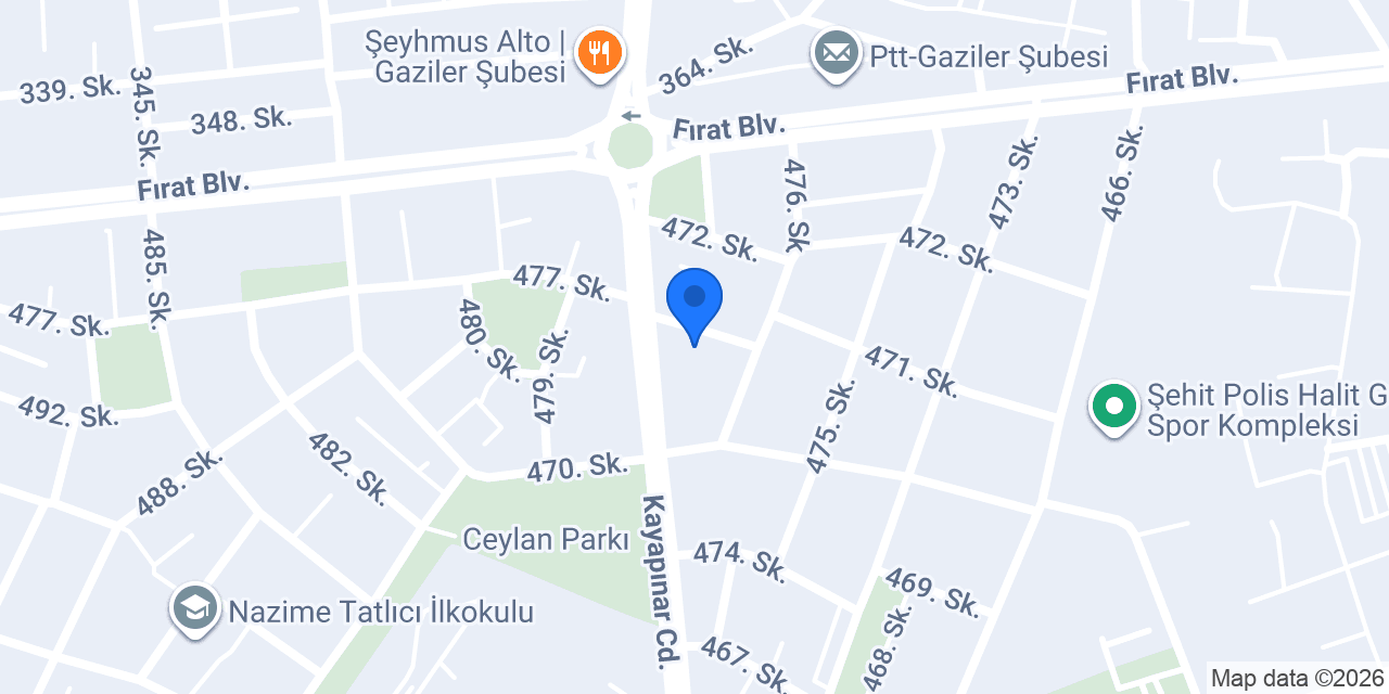 Azim Oto Cam Servisi konumu