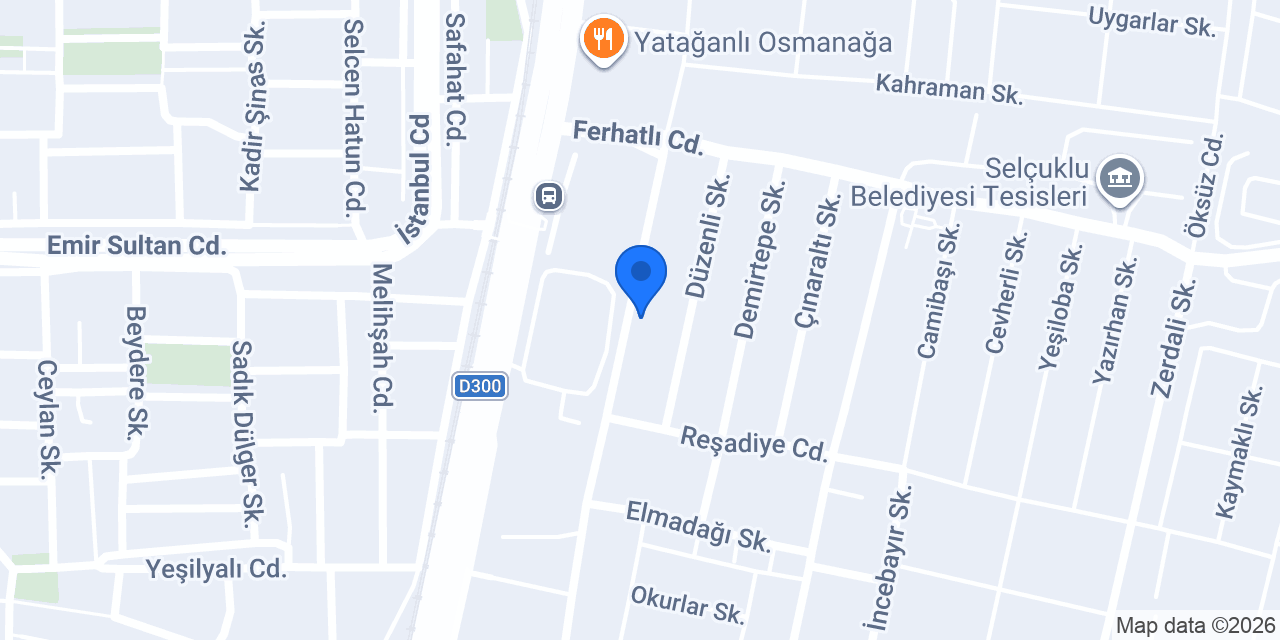 DEHA otomotiv yedek parça konumu