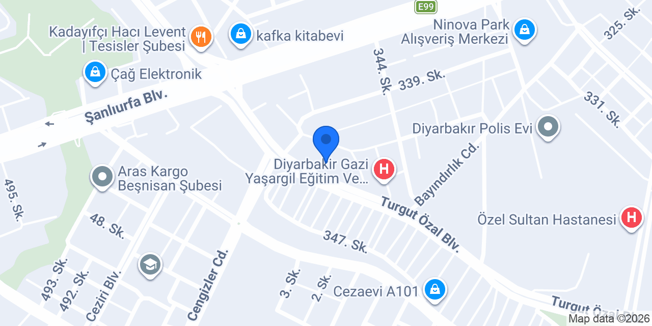 Akpetek Tıcaret konumu