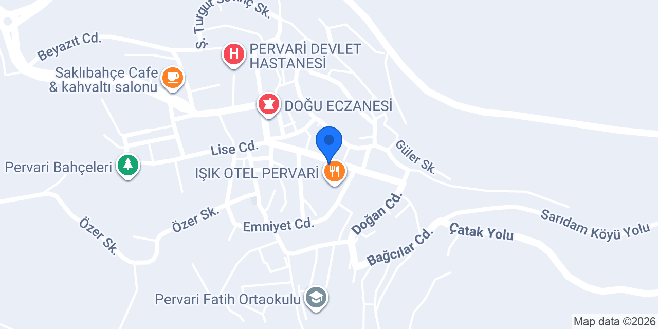 Pervari Noterliği konumu