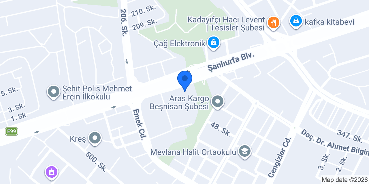 İnzar Turizm konumu