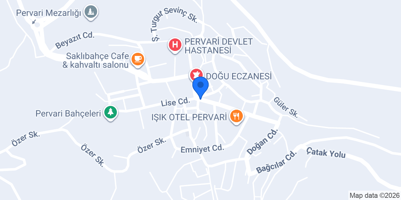 Gökbudak Siirt Pervari Üretim konumu