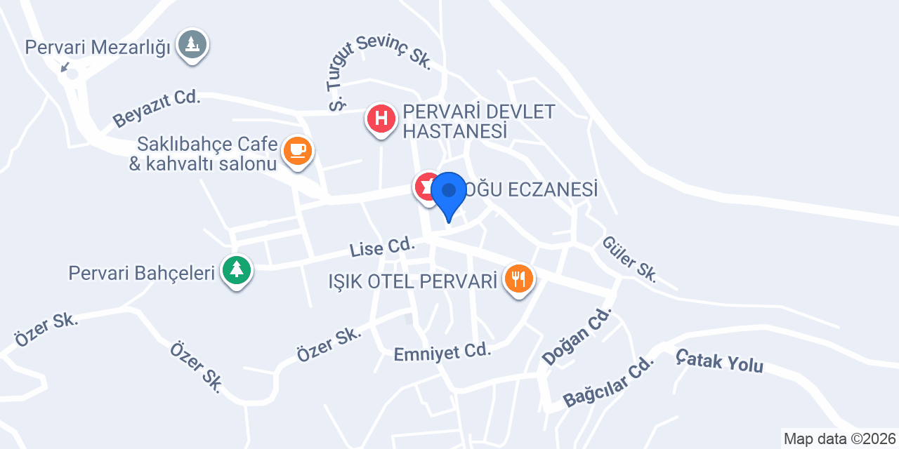 Ups Kargo-pervari Şubesi konumu
