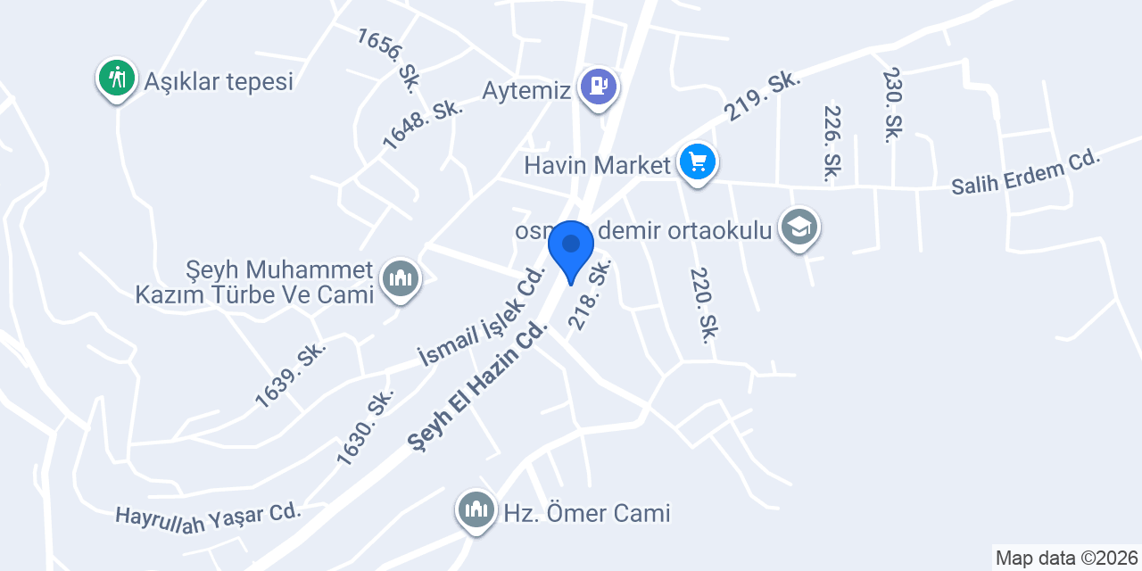 ÖZGÜR SEÇ MARKET konumu