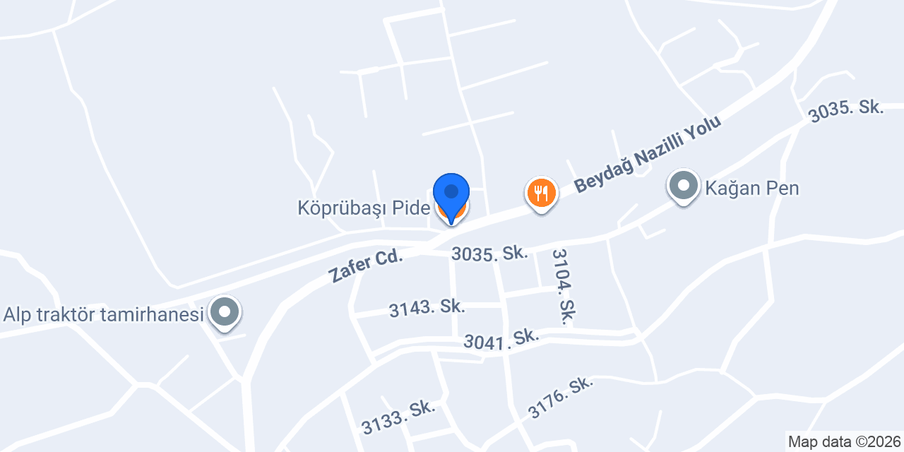 Köprübaşı Pide konumu