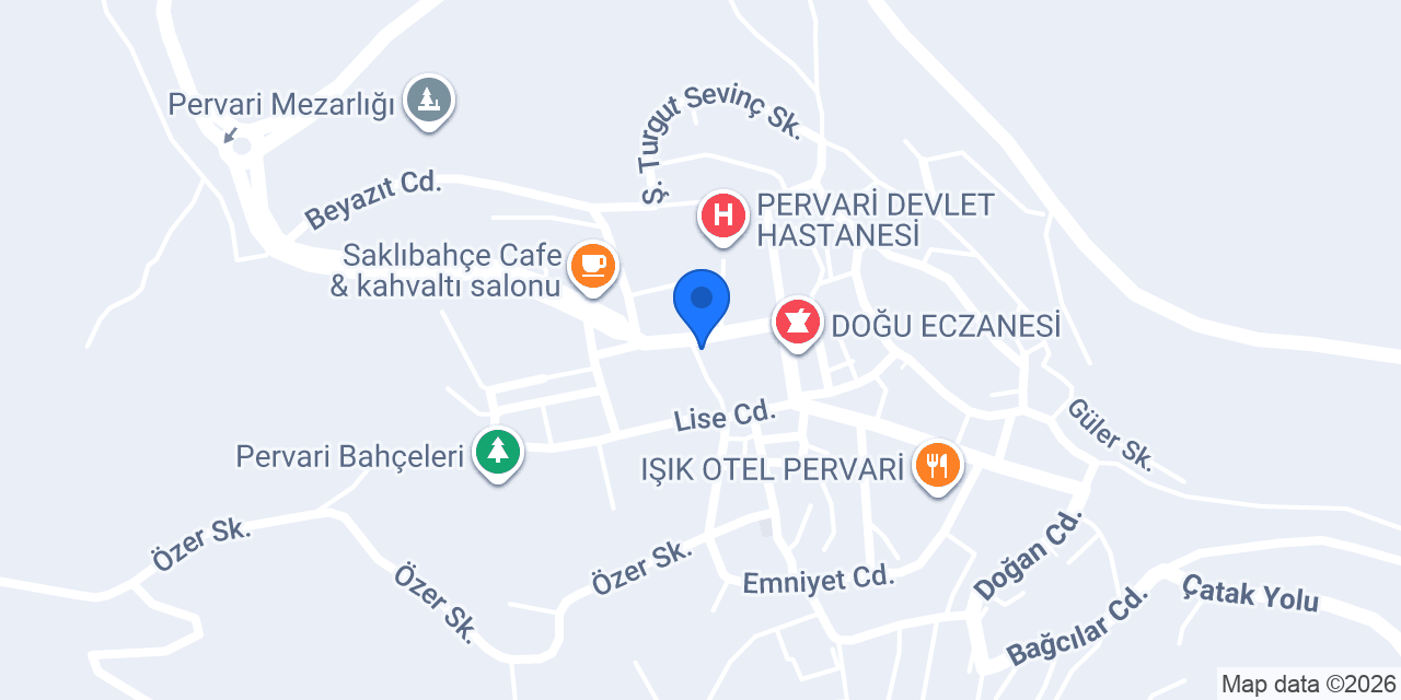 Konak restoran pervari konumu
