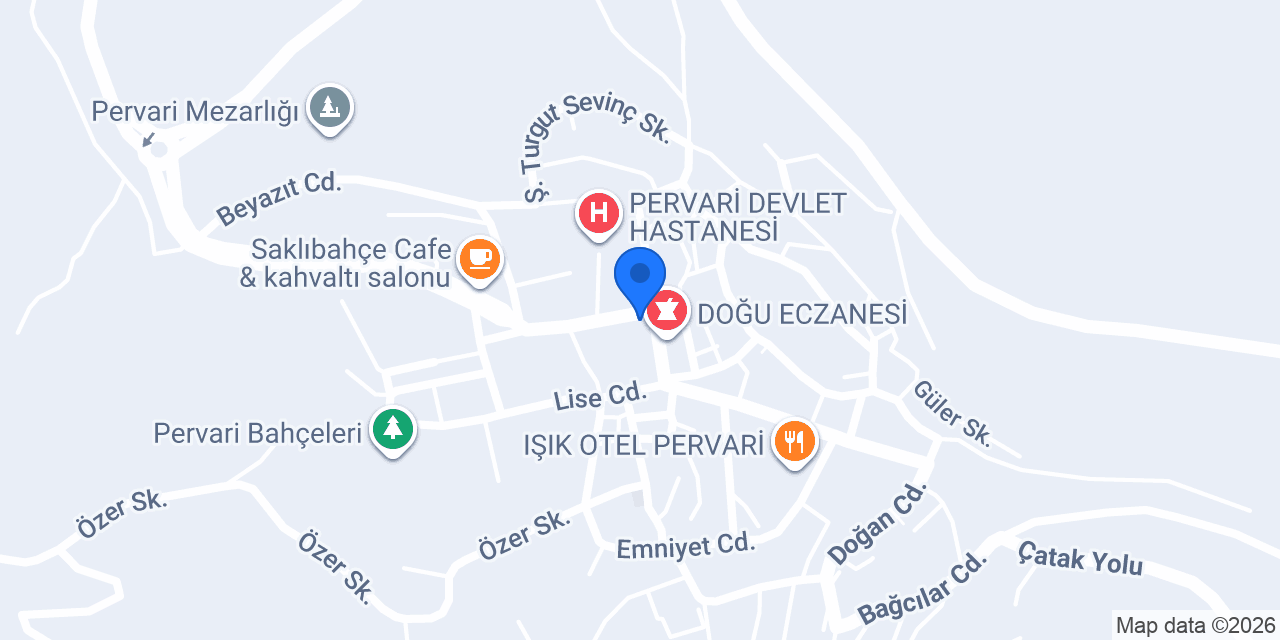 Sağlık Eczanesi konumu