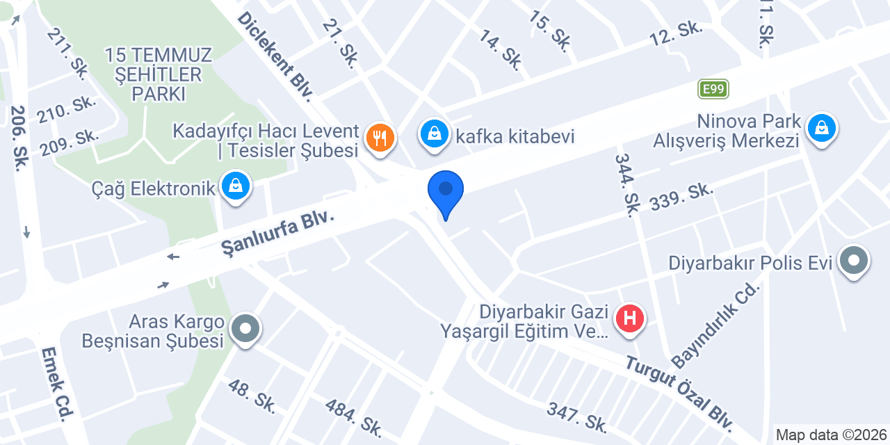Şirinler Toys konumu