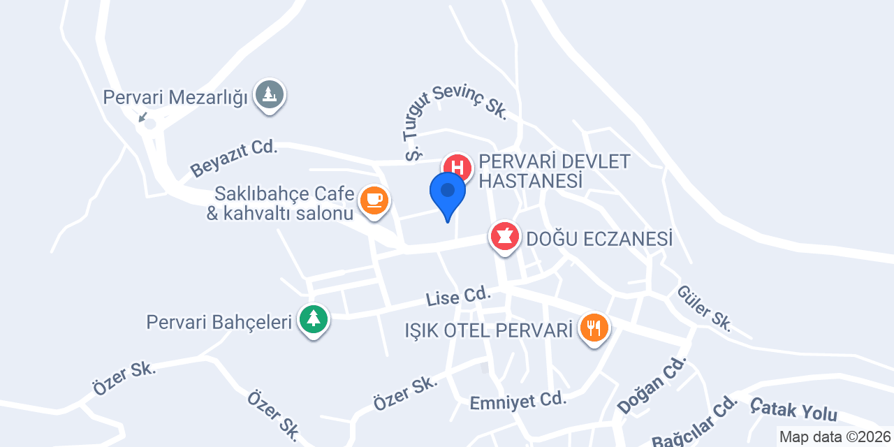 Tapu Müdürlüğü konumu