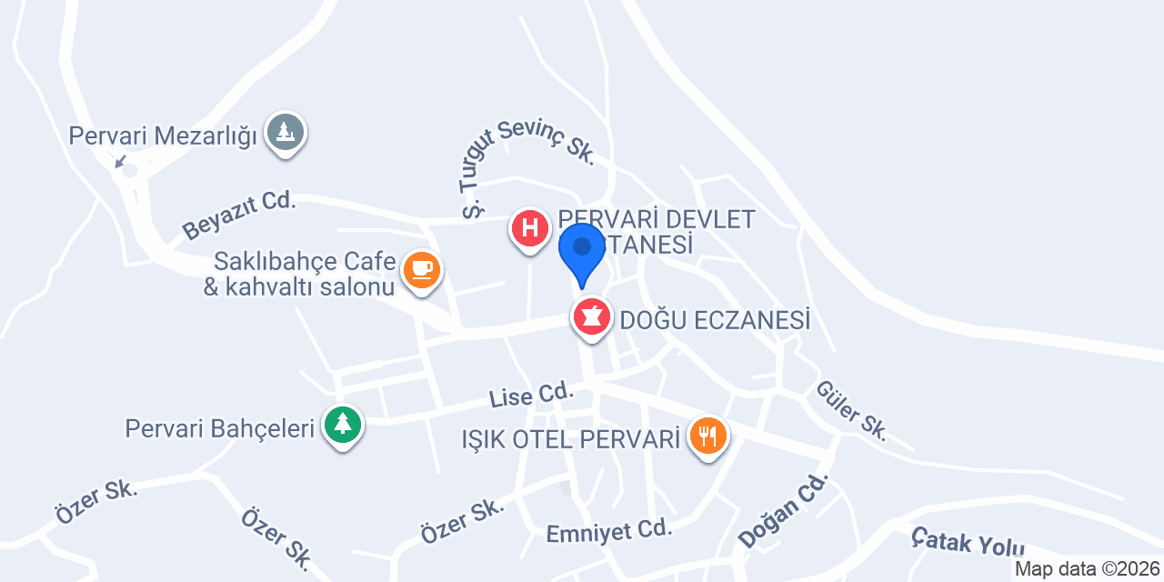 ÖZEL PERVARİ SÜRÜCÜ KURSU konumu
