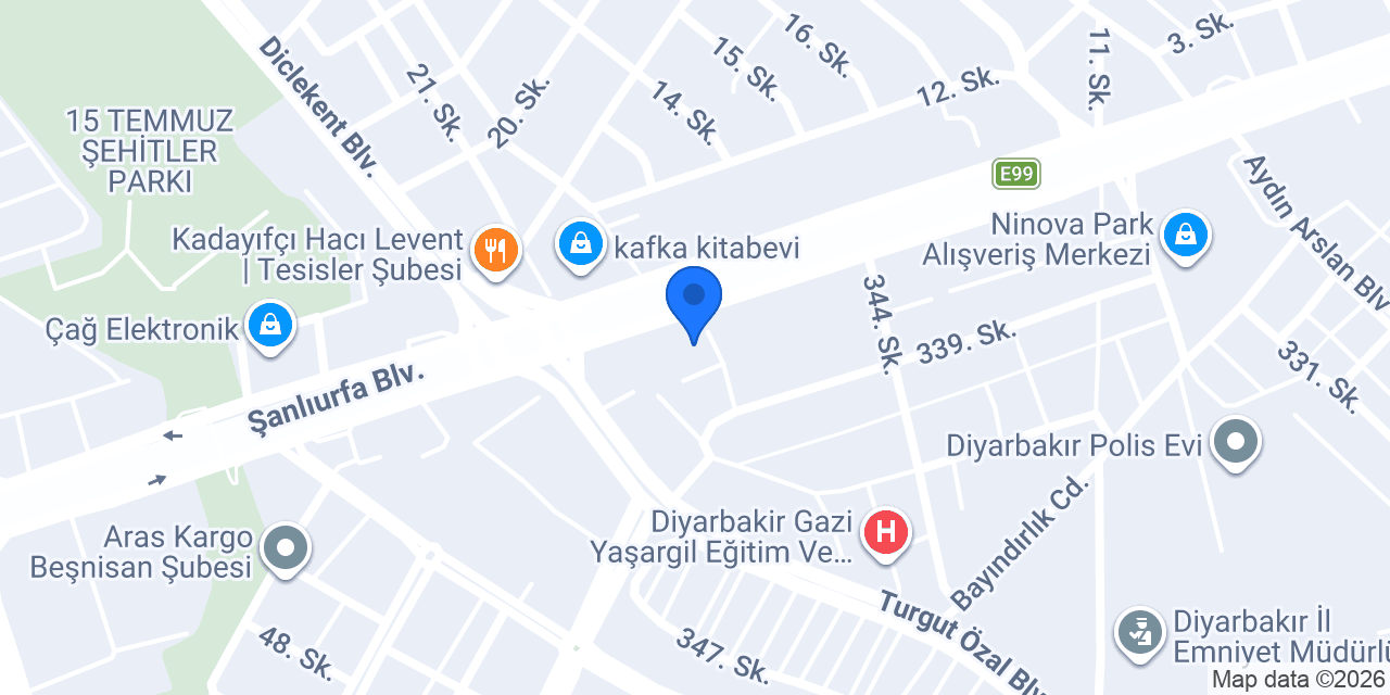 DENGE KURS MERKEZI konumu