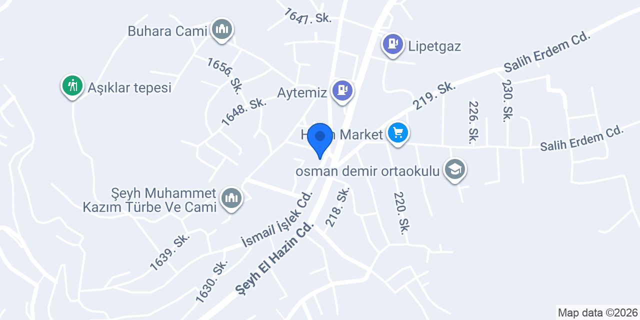 Birsen Kömür İnşaat Malzemeleri konumu