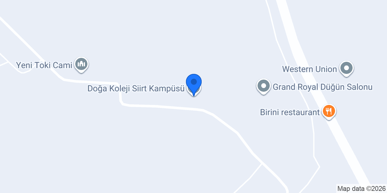 Doğa Koleji Siirt Kampüsü konumu