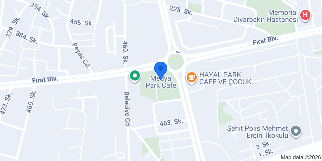 Medya Park Cafe konumu