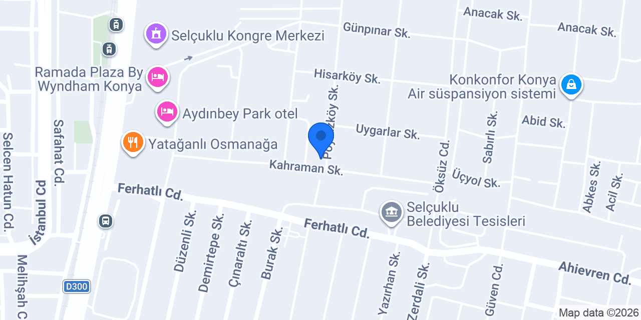 Özyurt Premium Oto Servis konumu