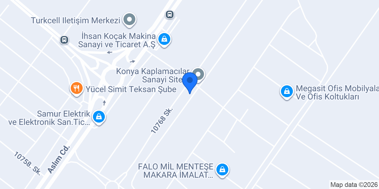Konya Kaplamacılar 60 TON KANTAR konumu