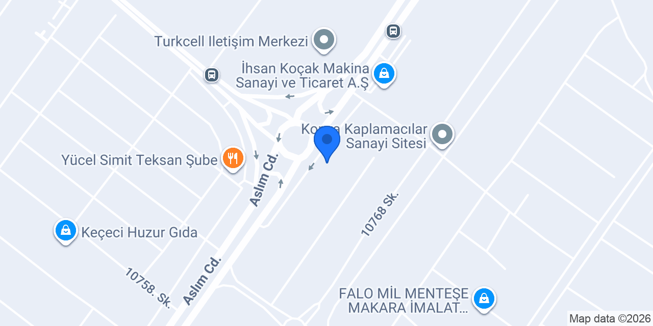 Alternatif Rulman AŞ konumu