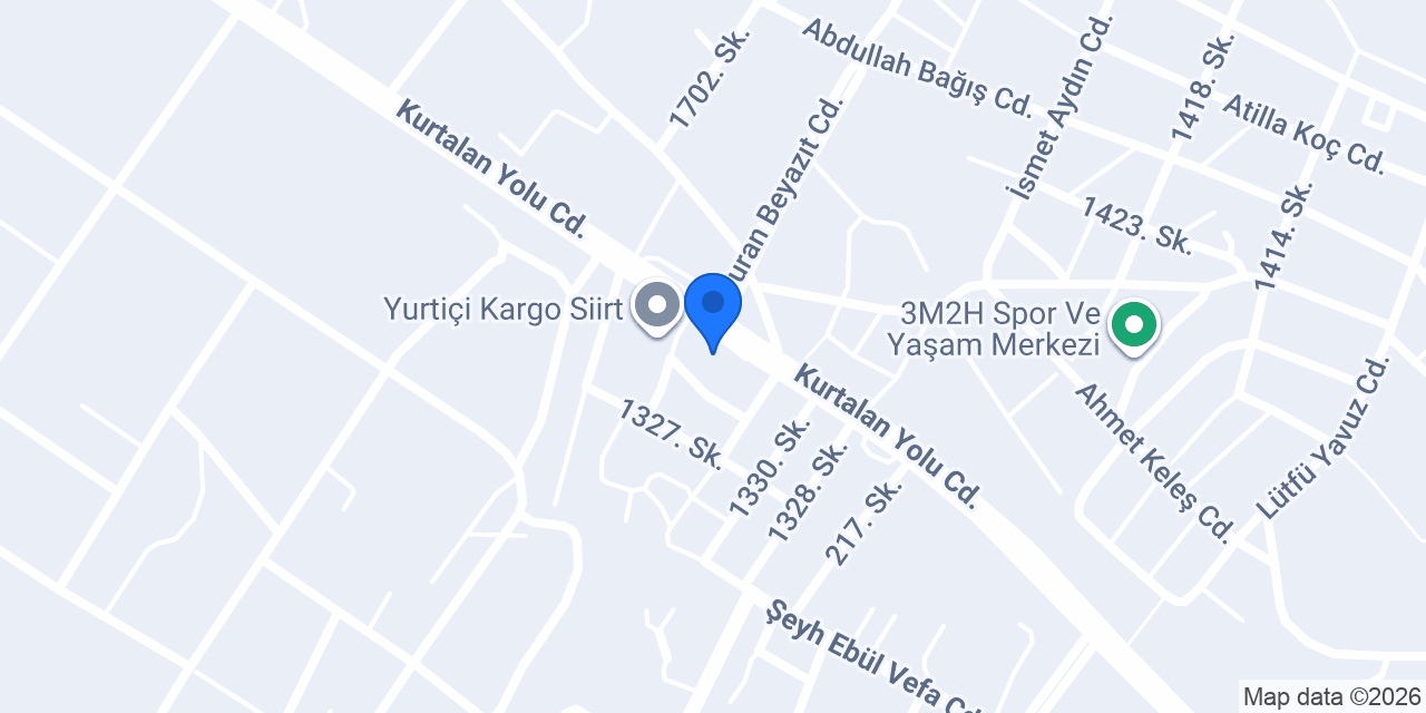 Hasyörükoğlu Asansör konumu