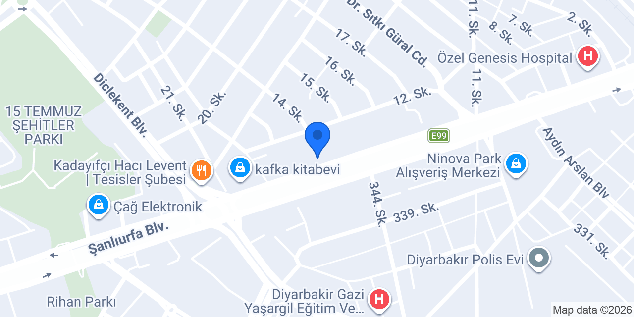SEVGİ SÜRÜCÜ KURSU konumu