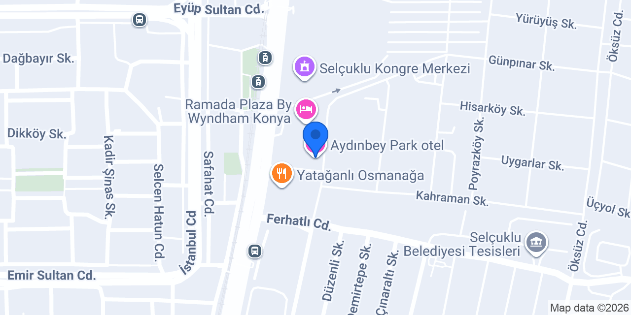 Aydınbey Park otel konumu