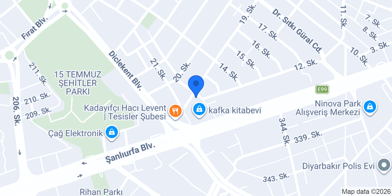 Mazlum Unlu Mamülleri konumu
