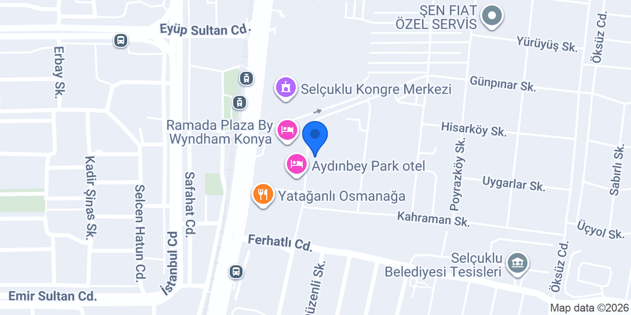 YÜKSELEN AUTO SERVİCE konumu