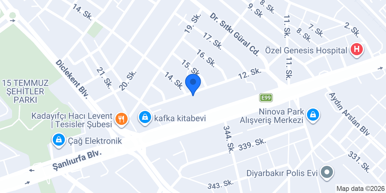 ALİ ECZANESİ konumu