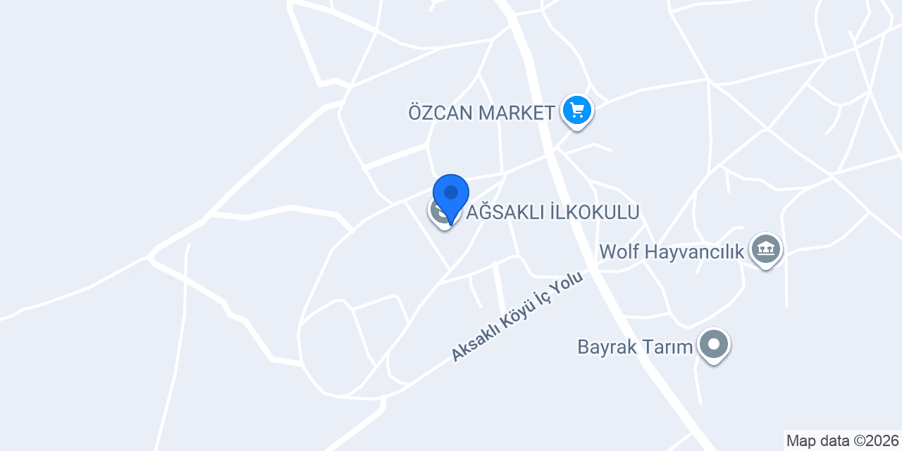 AĞSAKLI İLKOKULU konumu