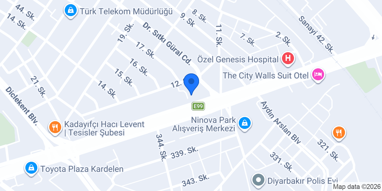 Ptt Huzurevleri Şubesi konumu