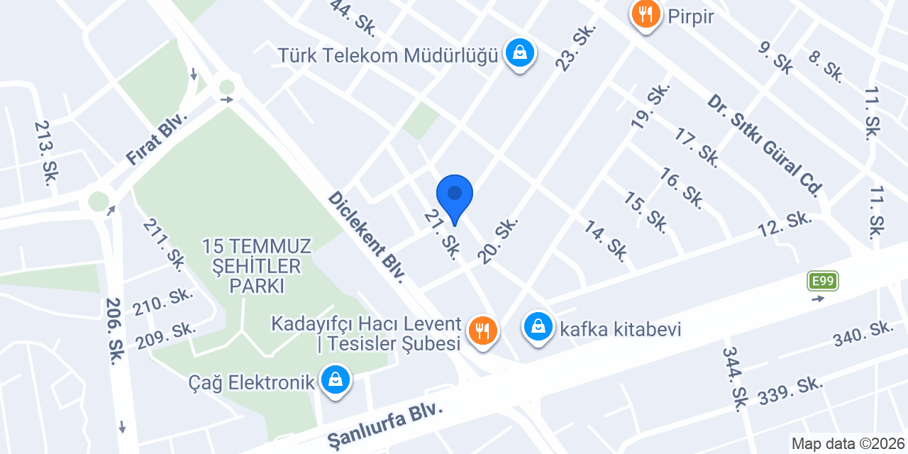 Farqin Mobilya Dekorasyon konumu