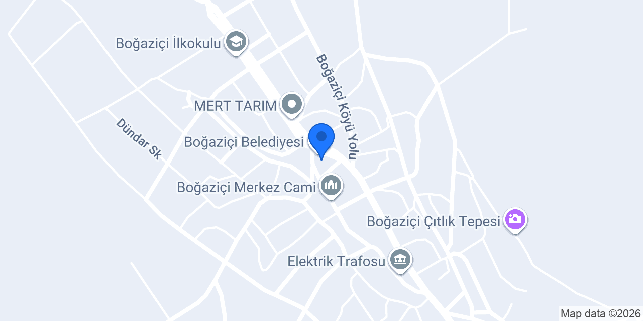 Boğaziçi Belediyesi konumu