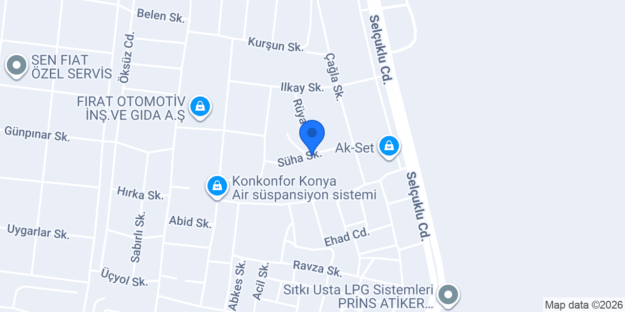 MİS-KON OTOMOTİV konumu