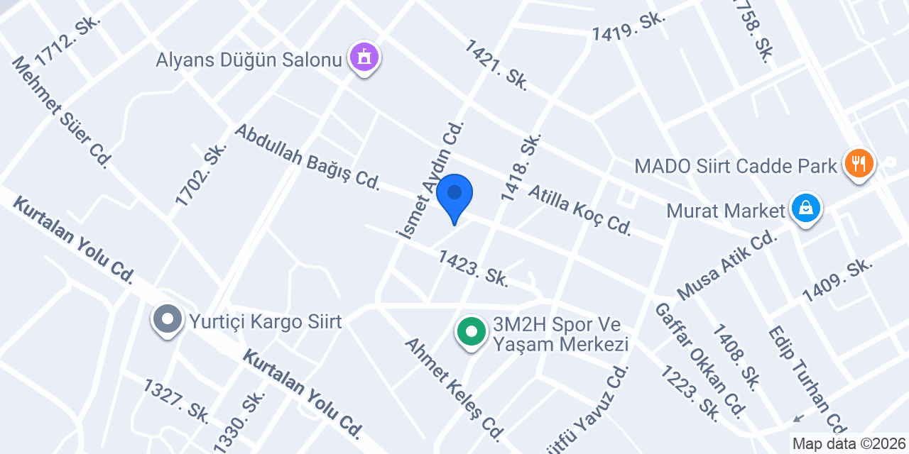 Kuaför İsmail balkı konumu