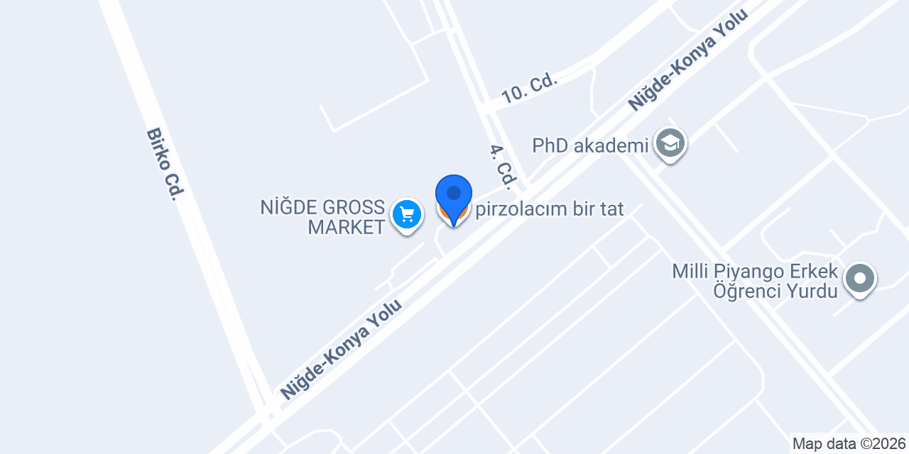 pirzolacım bir tat konumu