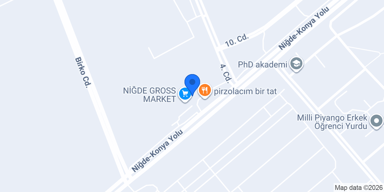 Modalife Niğde konumu