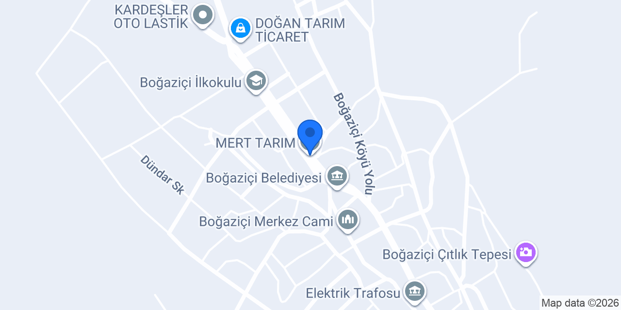 MERT TARIM konumu