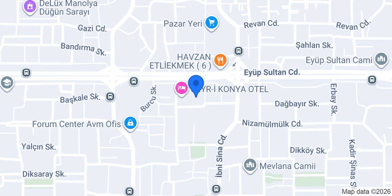 Halı Durağı Binkonut konumu