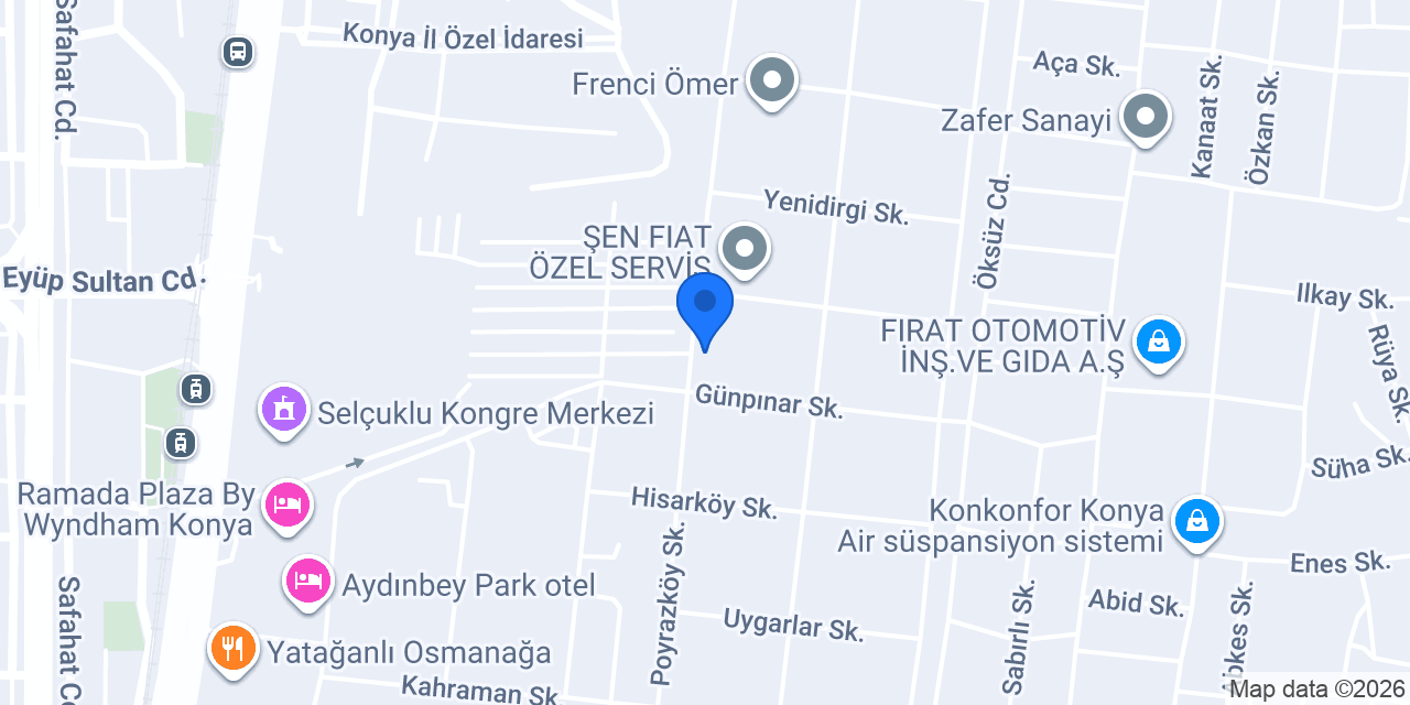 Ulupar Motorlu Araçlar konumu