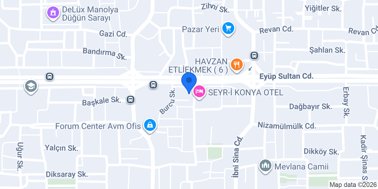 Konya Optik konumu