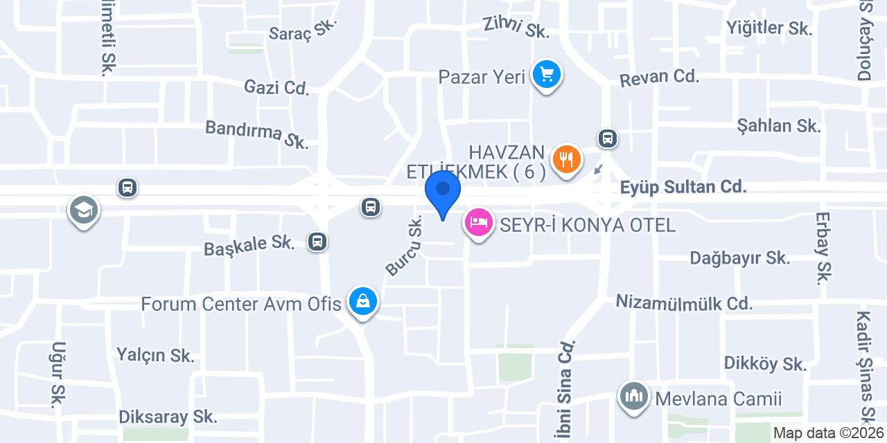 Sigorta Tower Konya Cumhuriyet Şubesi konumu