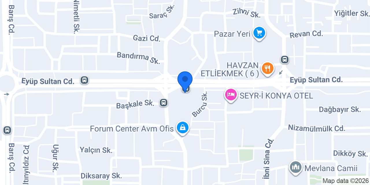 Uzm. Dr. Ülker Aksoy / Çocuk Doktoru Konya konumu