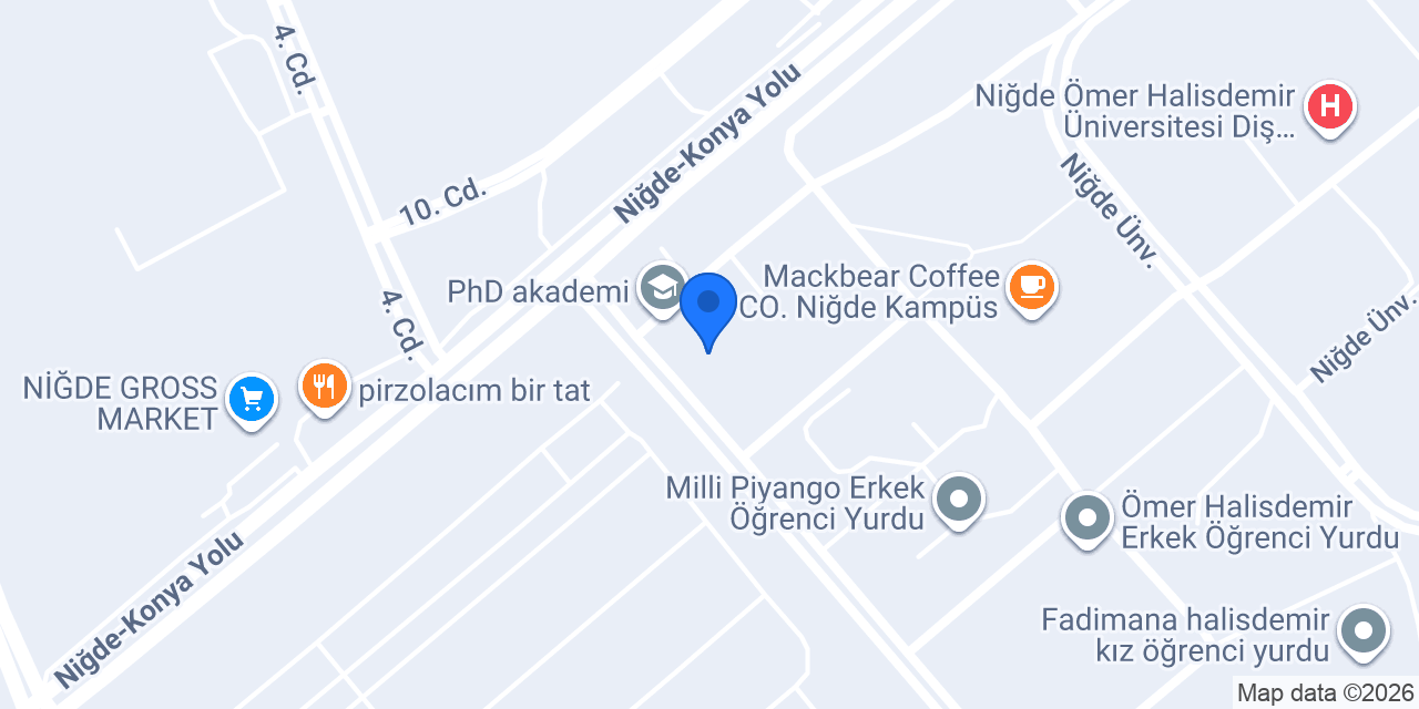 Niğde Drone Hava Çekimi konumu