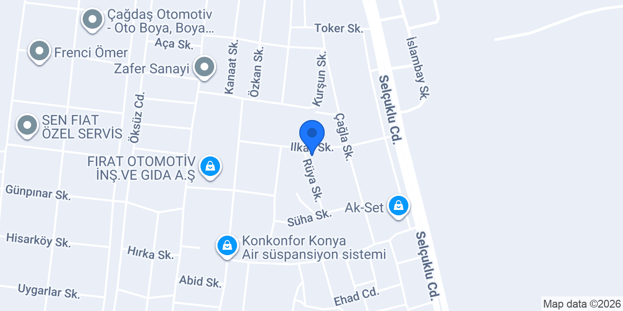 Vol-Tır Ağır Vasıta Özel Servis konumu