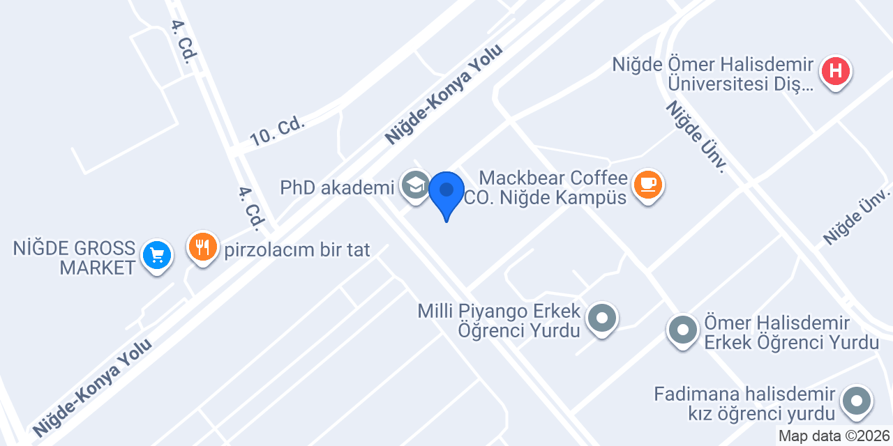 Niğde Teknopark konumu