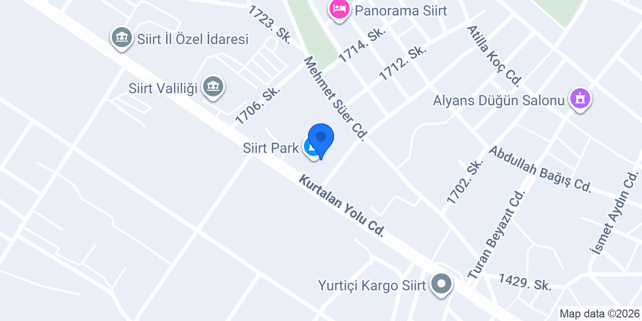 Civil - Siirt Park Avm konumu