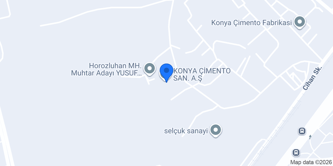 KONYA ÇİMENTO SAN. A.Ş. konumu