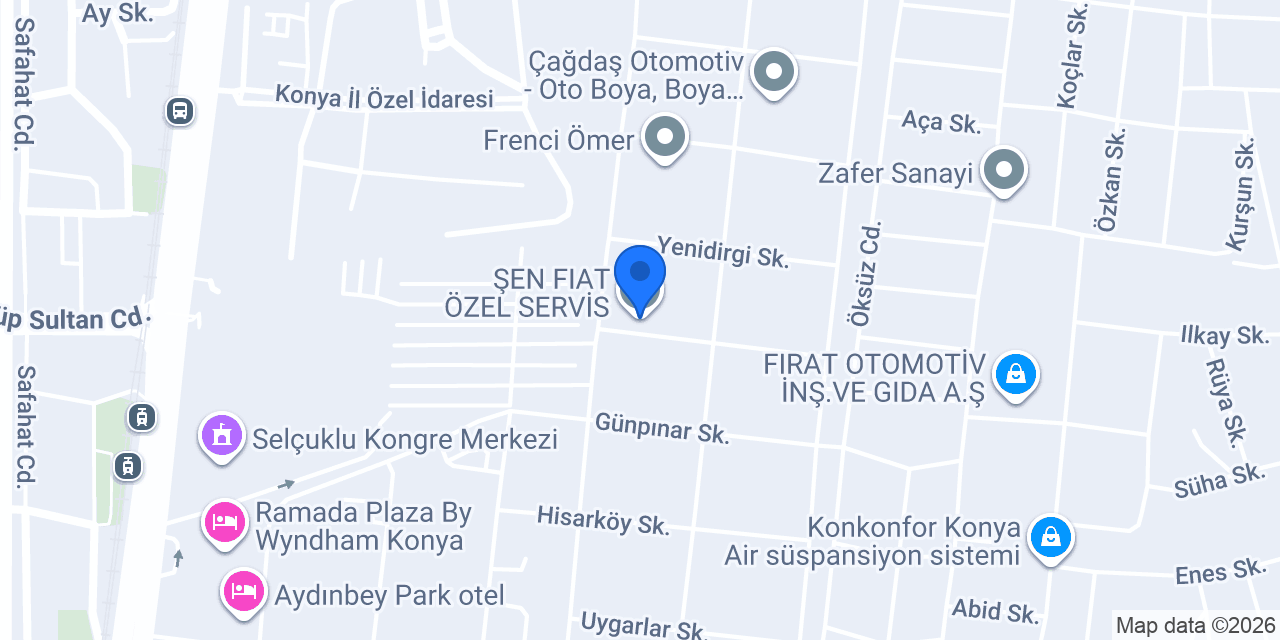 ŞEN FIAT ÖZEL SERVİS konumu