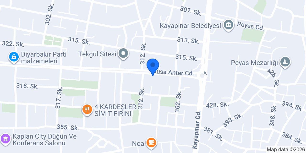 Önder Terzi konumu